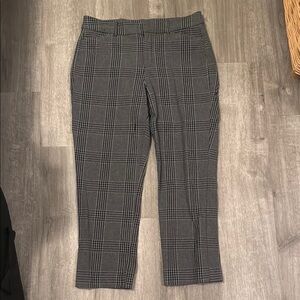 Gray Plaid Trousers
